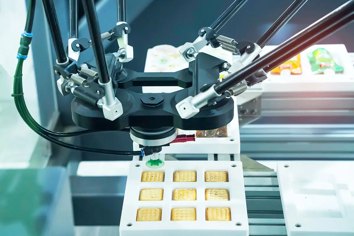 przenoszenie ciastek przez przyssawki