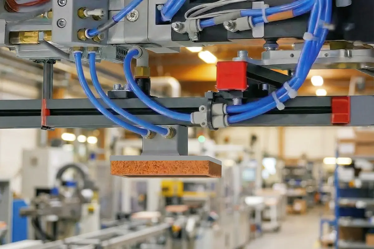 przyssawka z wargą piankową na podnośniku