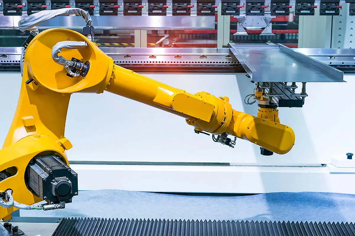 ramie robota z przyssawkami do wysokich temperatur