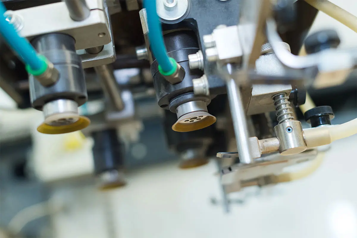 ramie robota z przyssawkami do wysokich temperatur